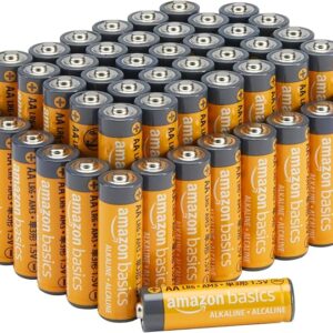 48-Pack AA Alkaline High-Performance Batteries, 1.5 Volt,